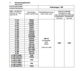 Eibach - Bilstein Sportfahrwerk B12 Pro-Kit HA Volkswagen (VW) T4 Caravelle 